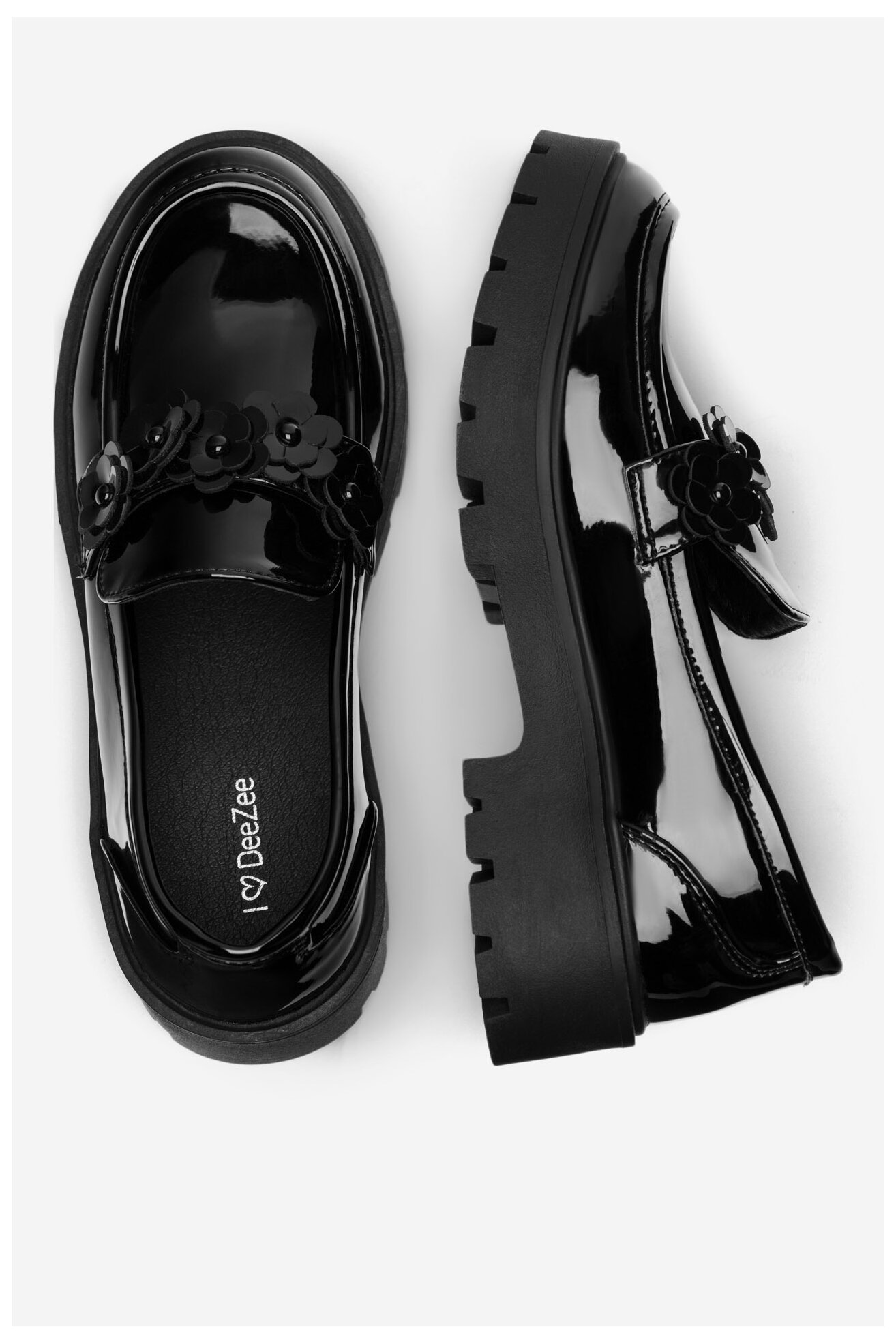 Félcipő DeeZee CM231124-4 FEKETE