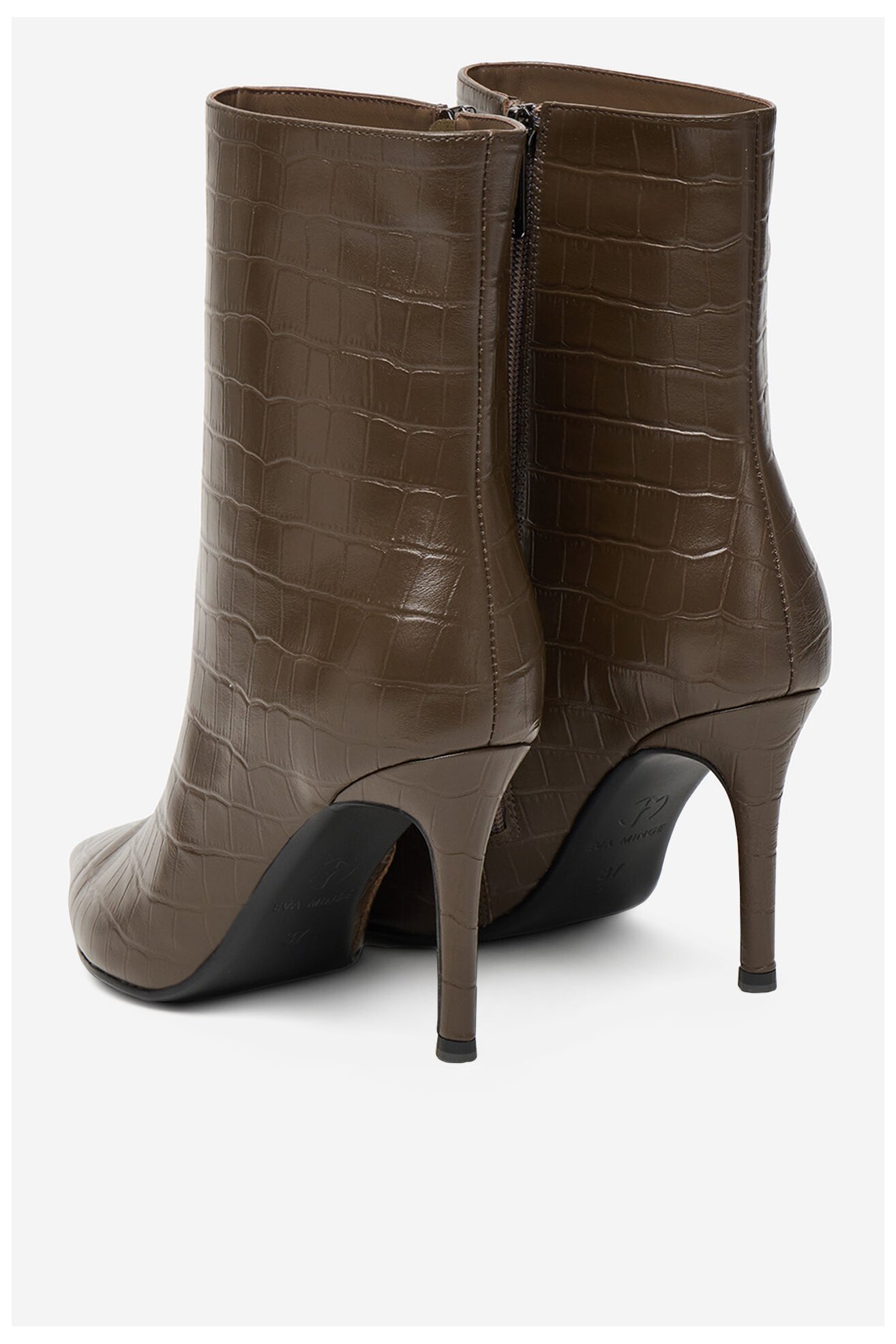 Bokacsizma EVA MINGE EO-DEMI-GLC6303-6-320 SÖTÉTBARNA