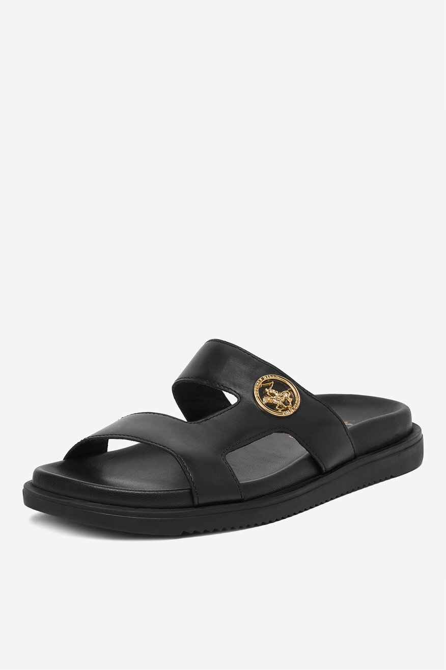 
                Beverly Hills Polo Club - Klapki skórzane - 5906751898925