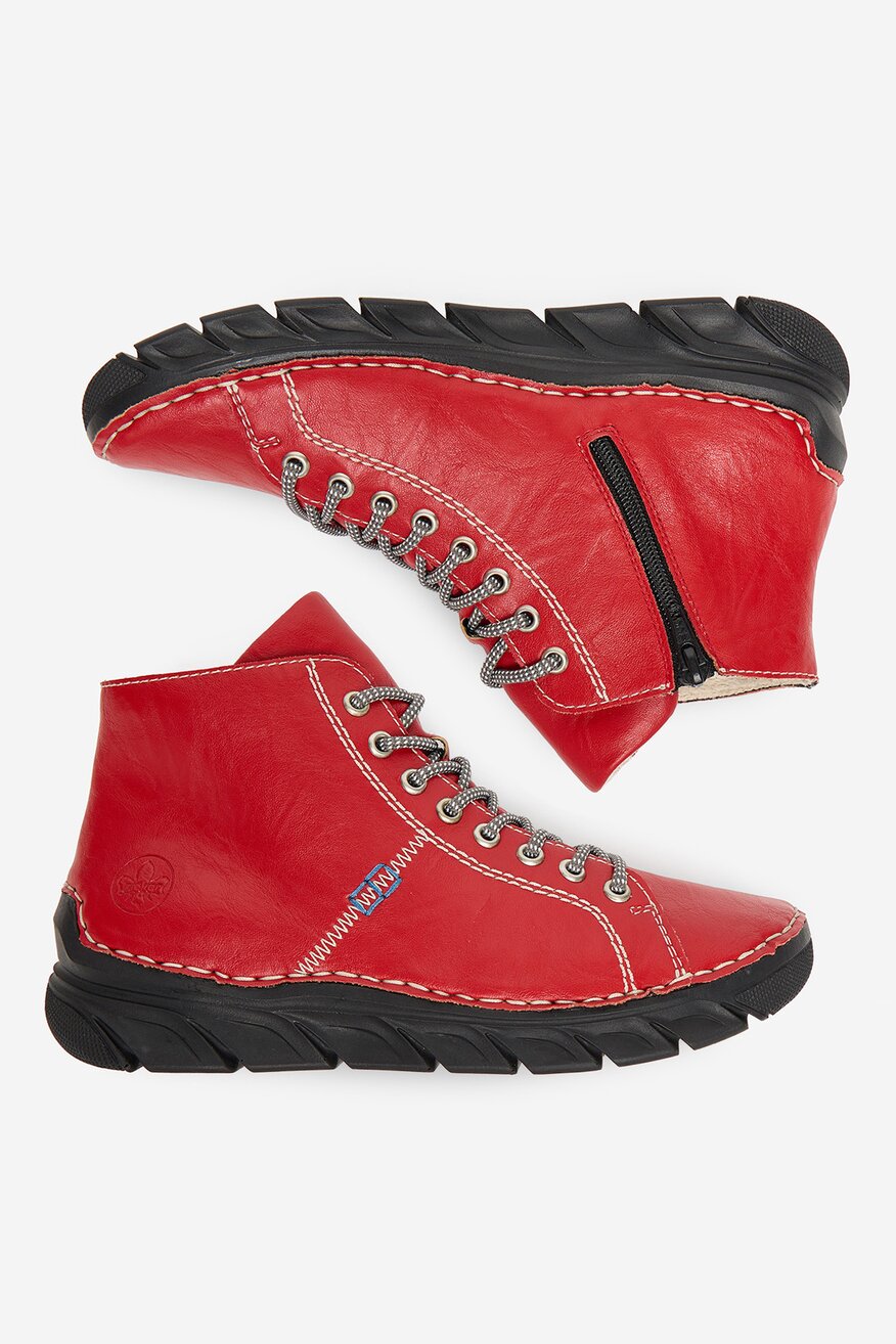 
                Bocanci Rieker ROŞU - 2230083227751