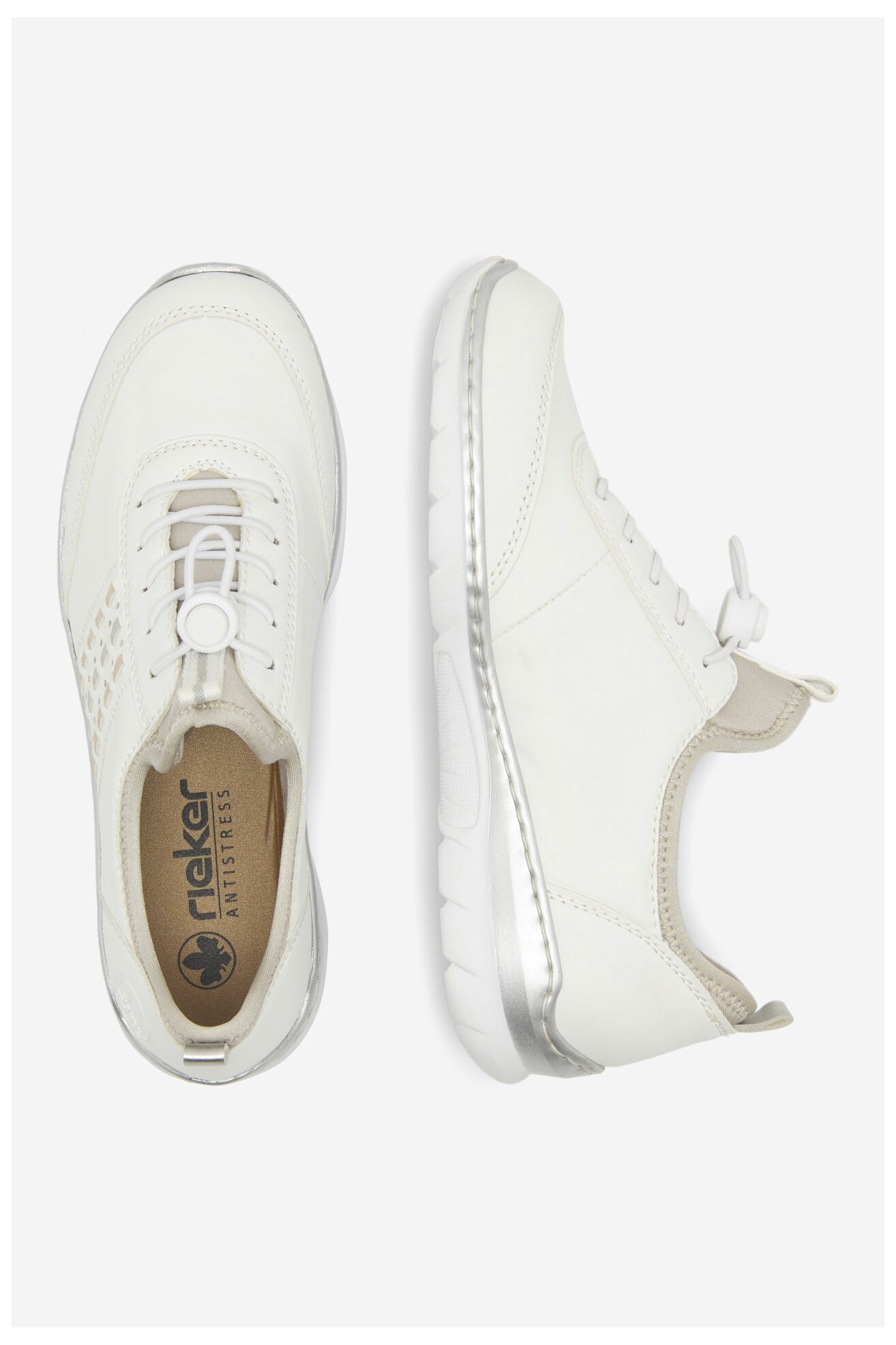 Tenisky Rieker L3259-80 BÍLÁ