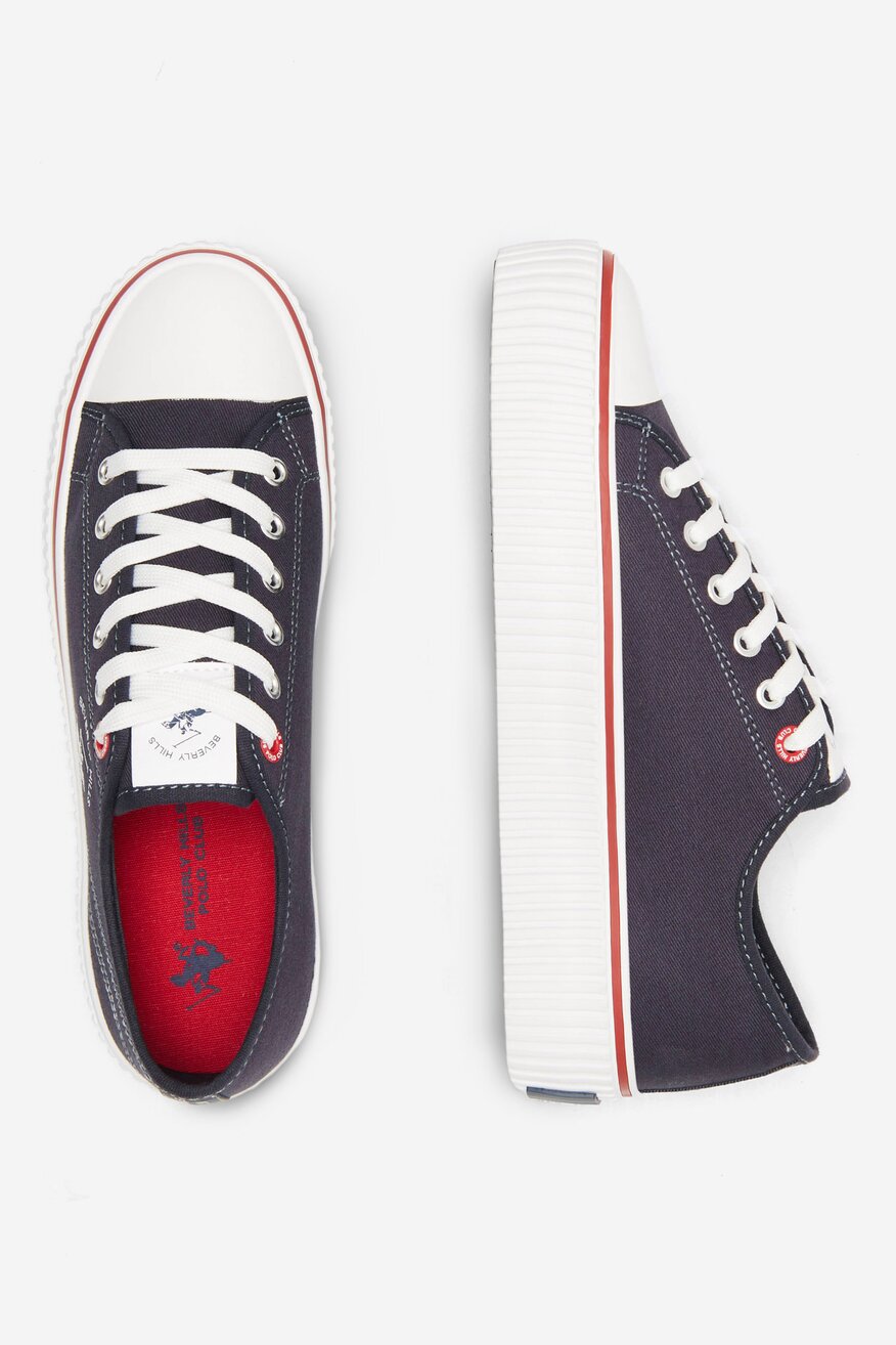 Pantofi pânză Beverly Hills Polo Club BLEUMARIN - 5905588319245