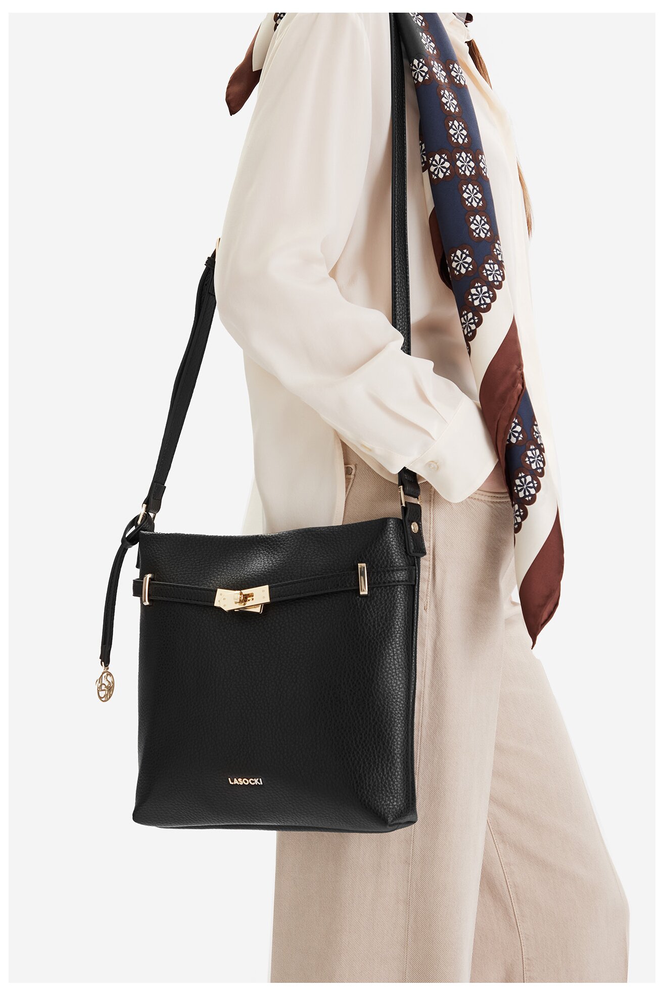 Kézitáska Lasocki CEO-LSK-L-010-09 FEKETE