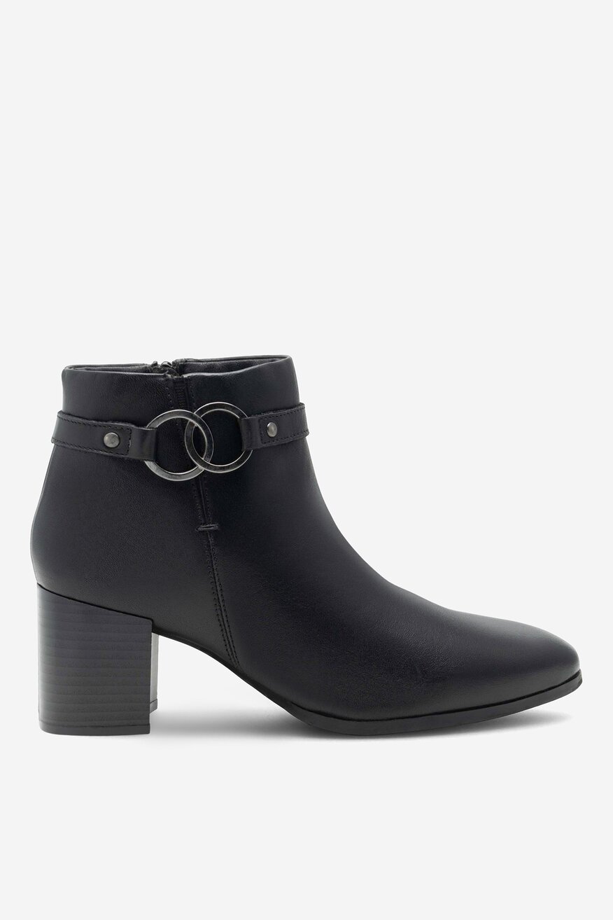 Lasocki - Botki skórzane ocieplane - 5905588051336