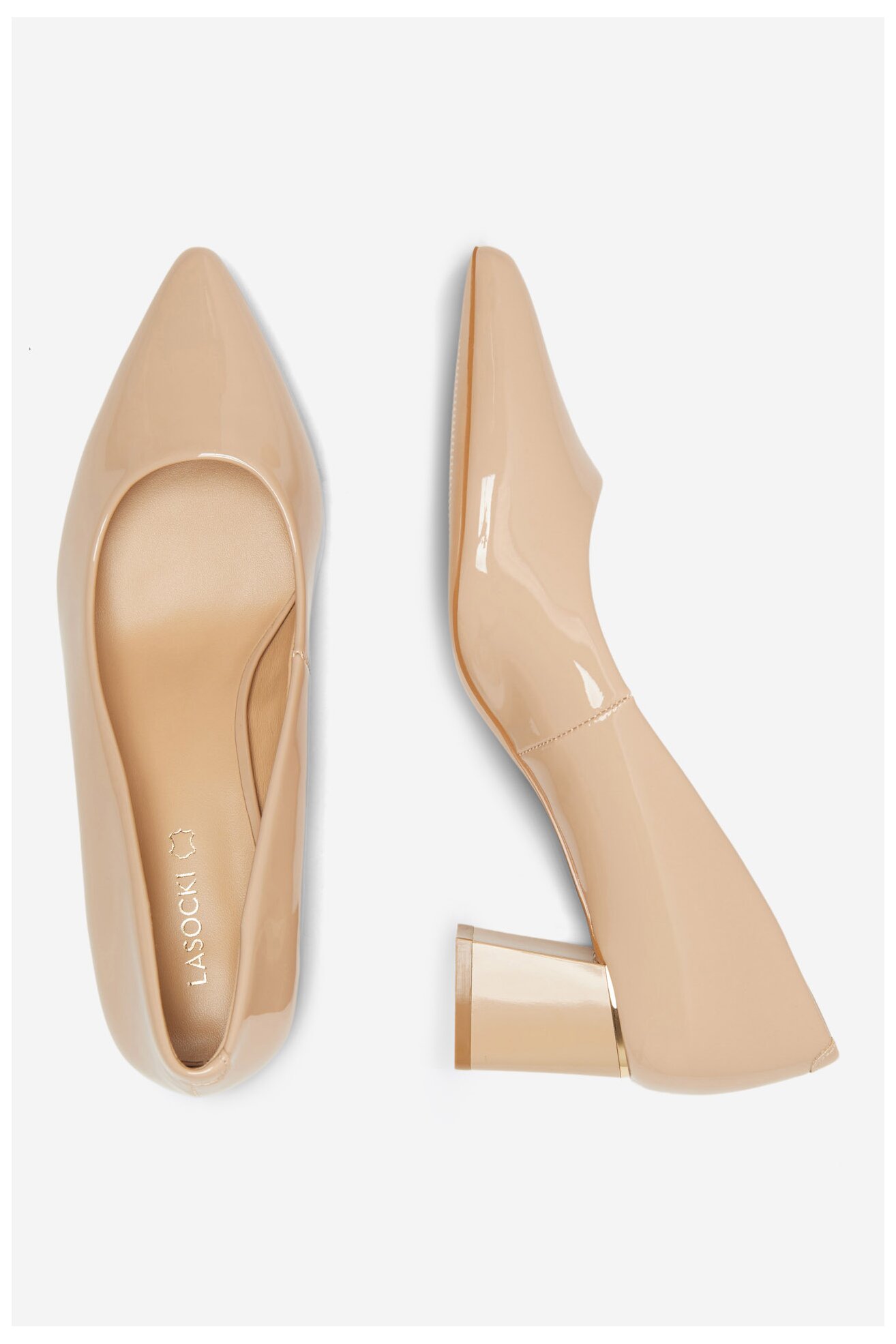 Pantofi cu toc Lasocki WYL3296-1Z BEJ