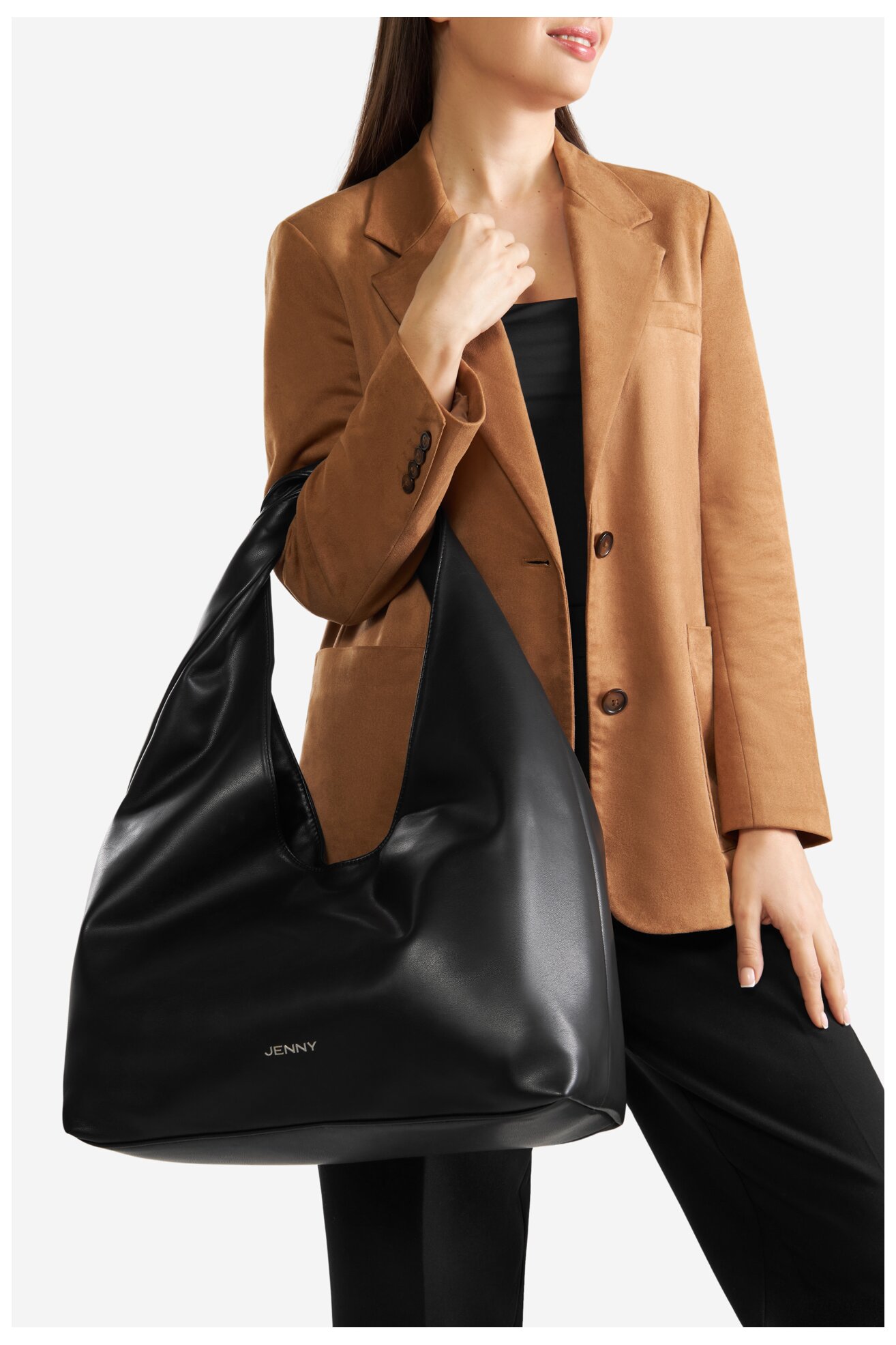 Kézitáska Jenny JEN-L-006-07 FEKETE