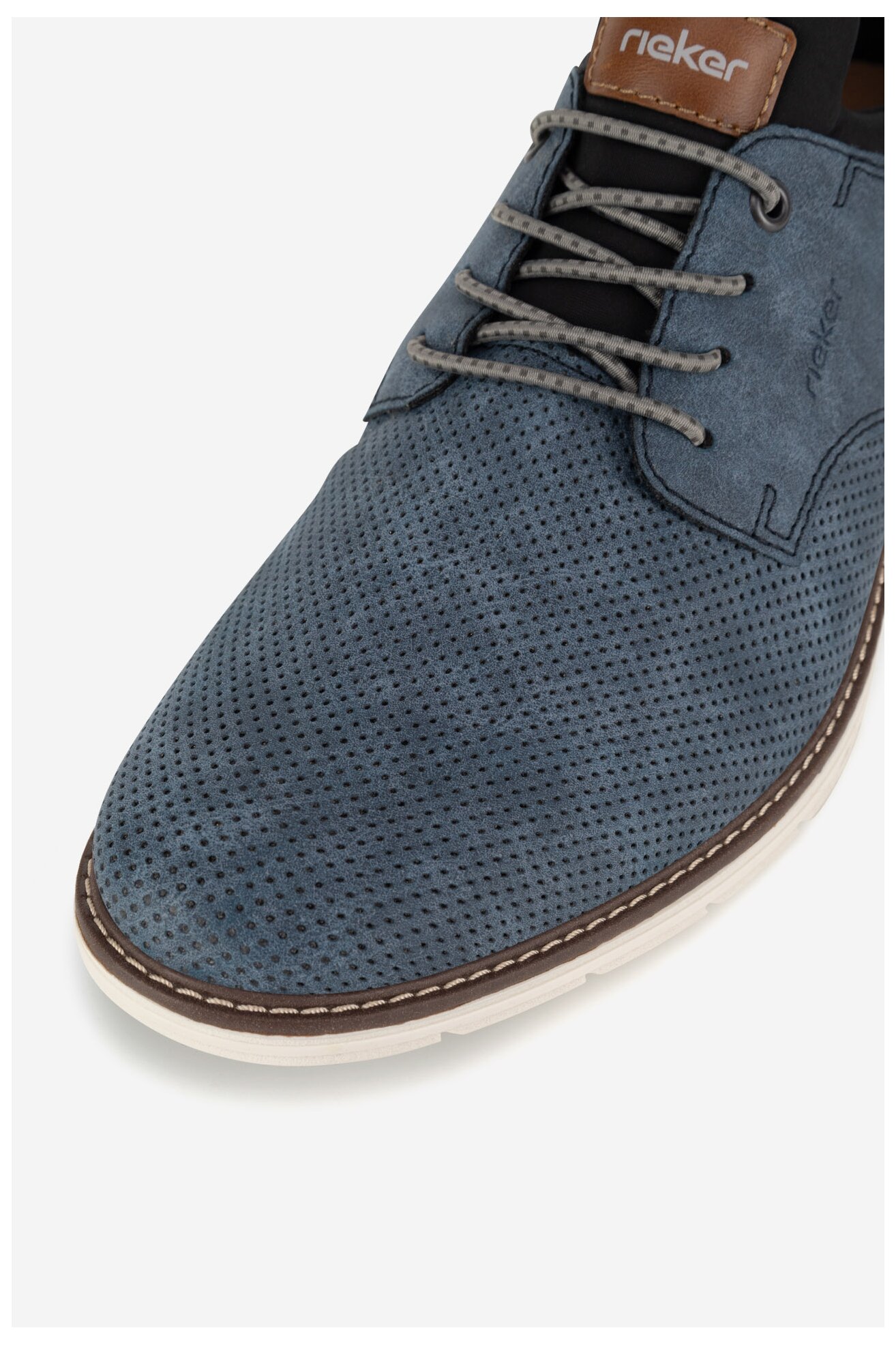 Półbuty Rieker 14450-14 Granatowy