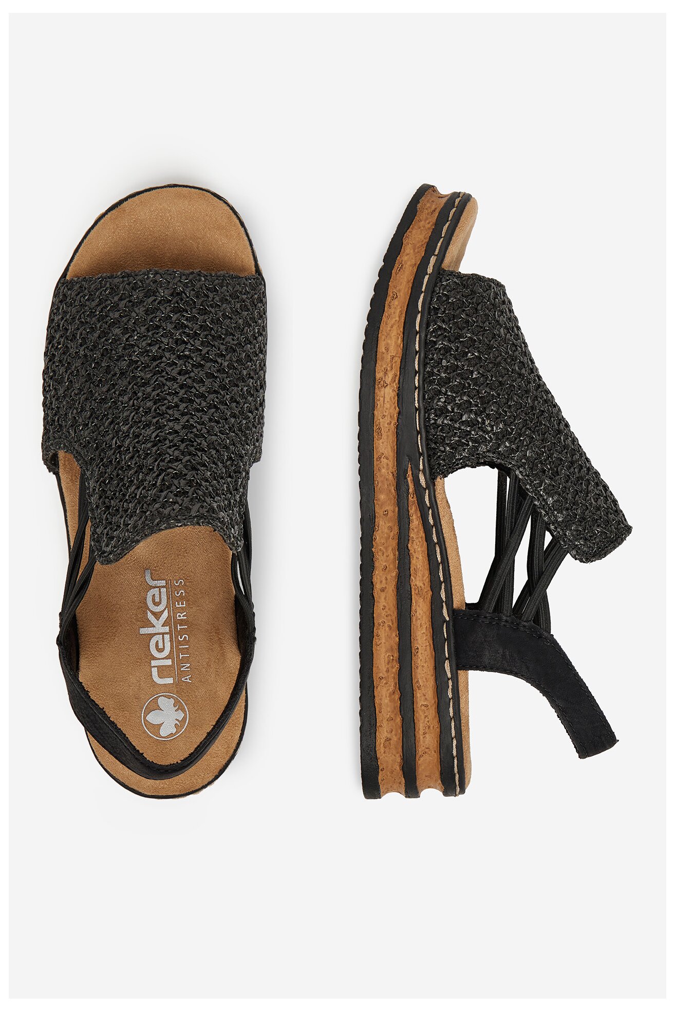 Sandały Rieker 62941-00 Czarny