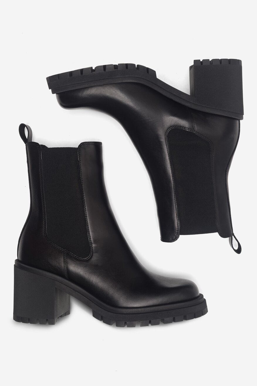 Badura - Skórzane botki - 5905588106517