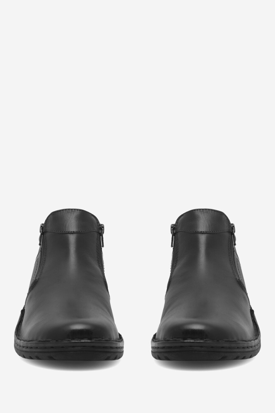 Go Soft - Botki skórzane ocieplane - 5905588132073