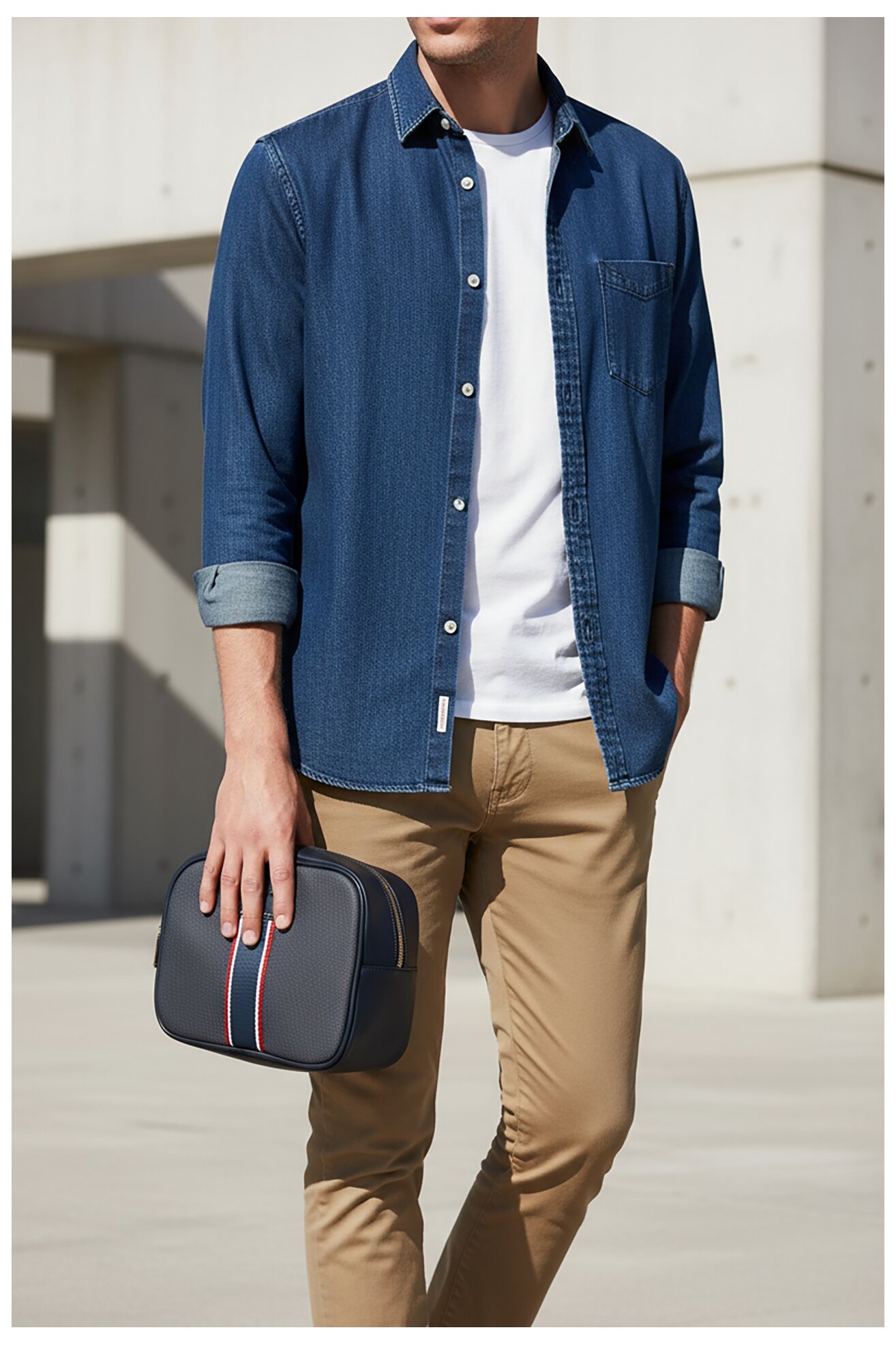 Trusă cosmetice de voiaj Beverly Hills Polo Club CEO-BHPC-W1-009-AW25 BLEUMARIN