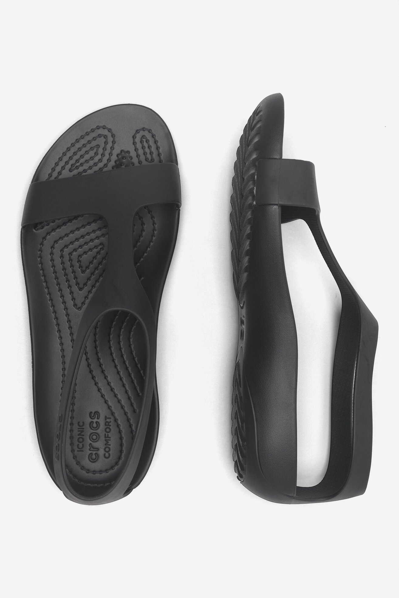 Sandały Crocs SERENA SANDAL 205469-060 Czarny