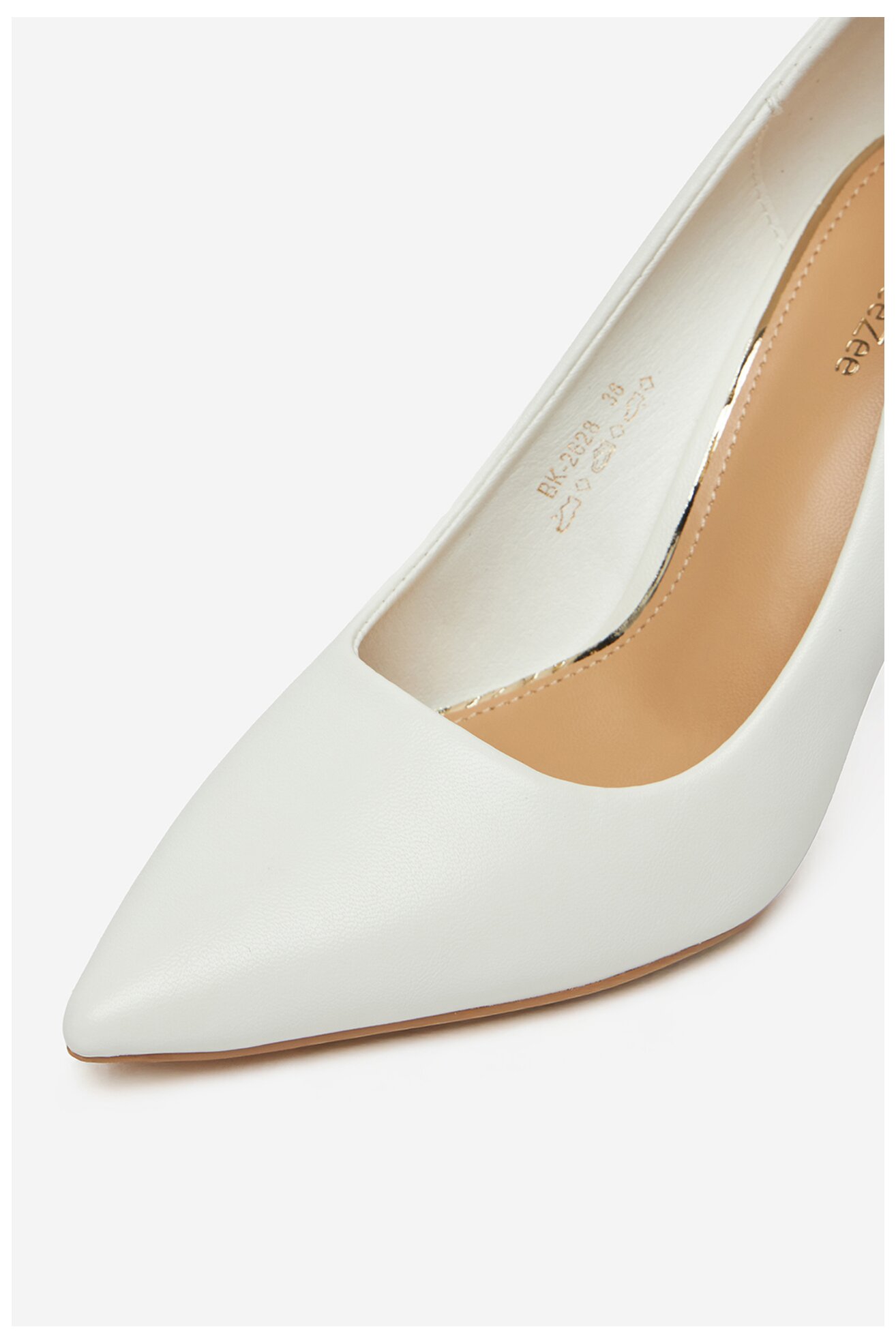 Czółenka DeeZee BK-2628 Biały