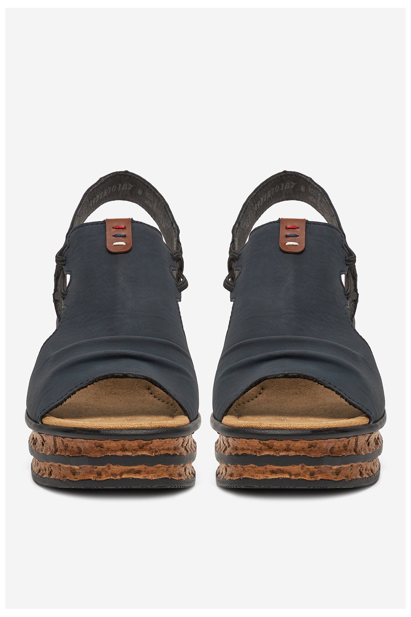 Sandały Rieker CEO-68175-14 Granatowy ciemny