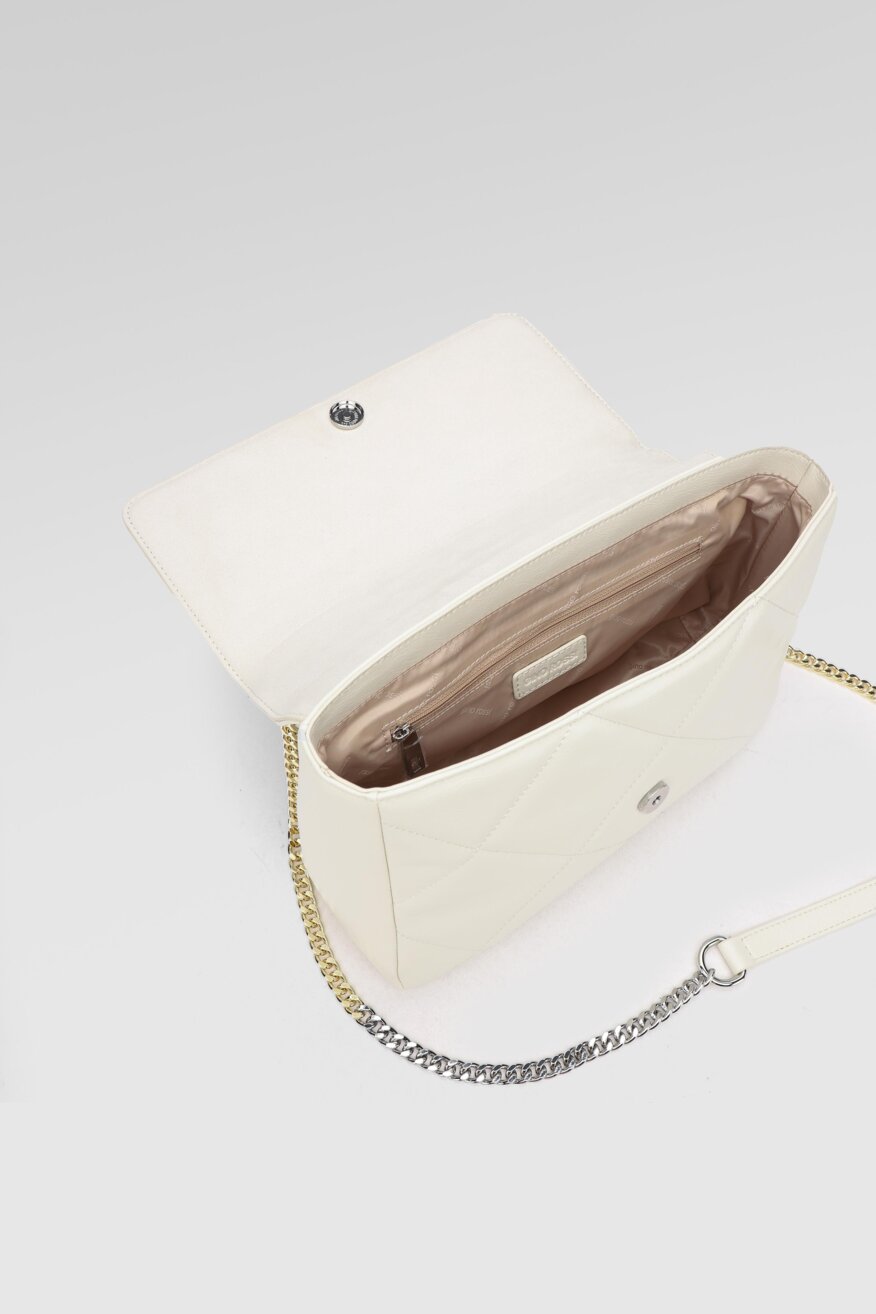 Gino Rossi - Torebka skórzana pikowana - 5903698365961