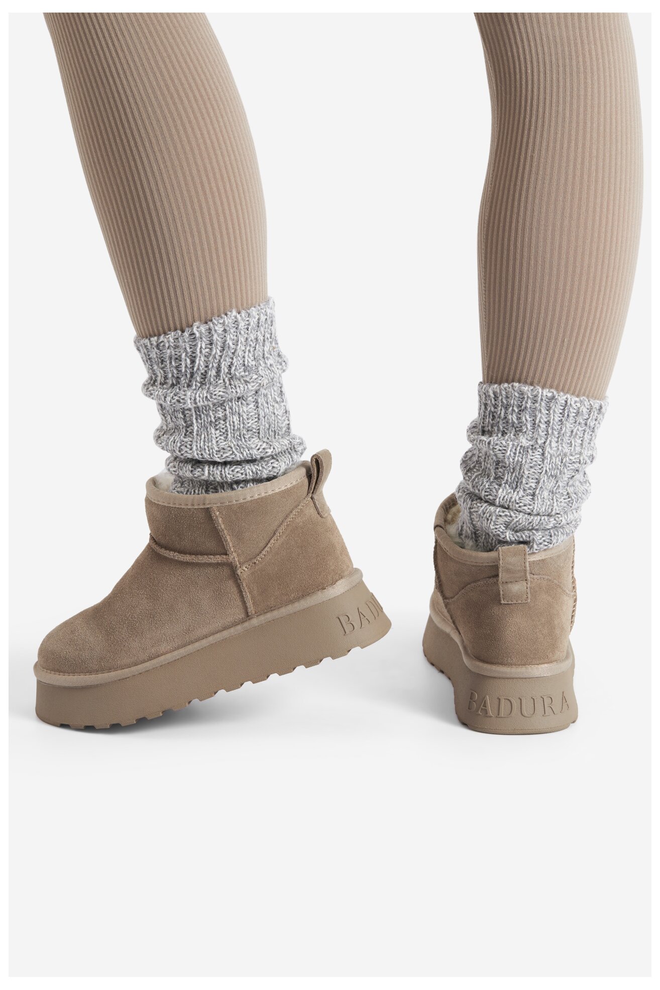 Botki Badura WFA3080-4 Szary