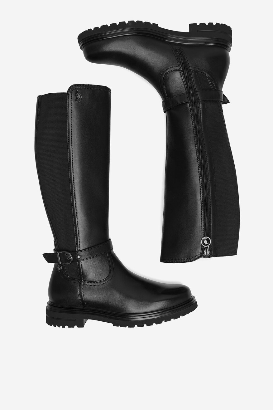 U.S. POLO ASSN. - Kozaki skórzane - 5903419556647