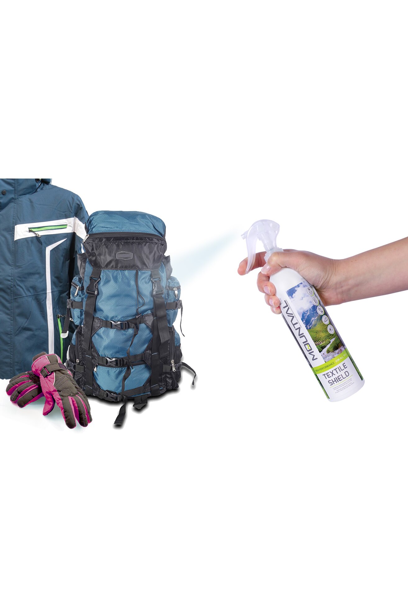 Kosmetyki do obuwia MOUNTVAL TEXTILE SHIELD 300 ml Bez Koloru -