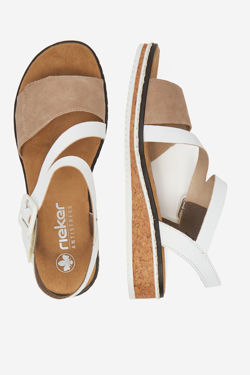 
                Сандали Rieker БЯЛ - 5906751764817