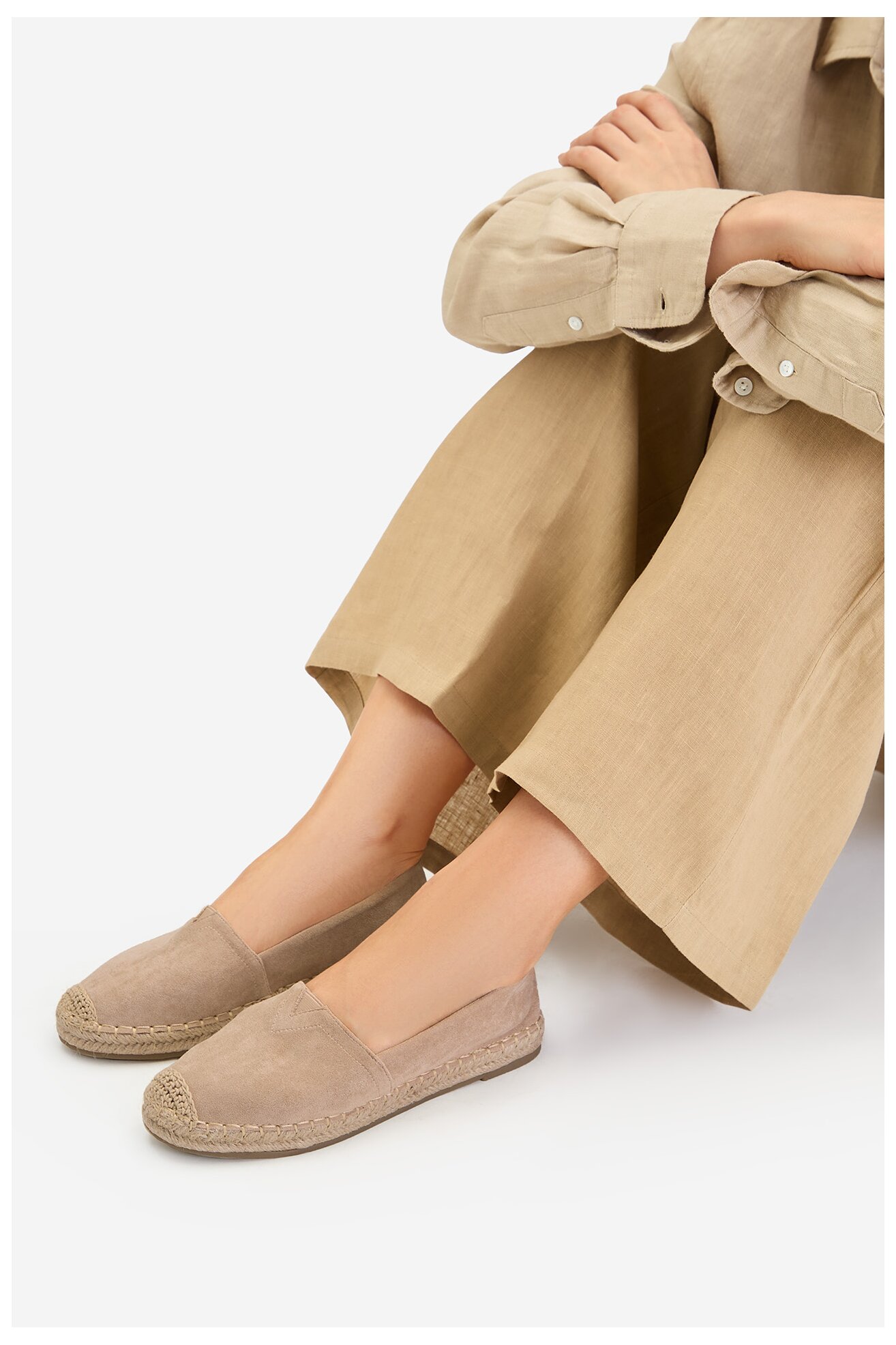 Espadryle Jenny CEO-WSS990-249 Beżowy