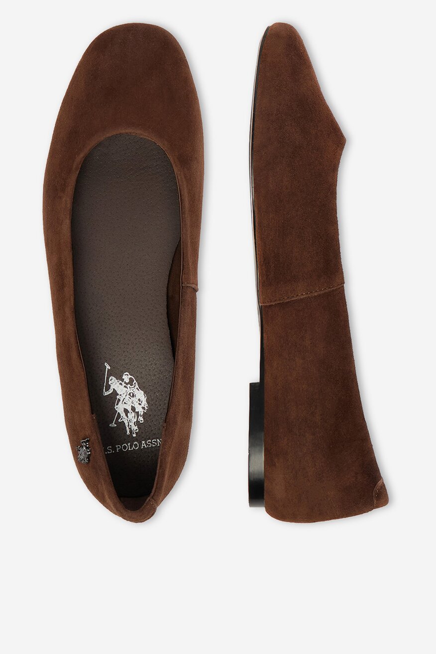 
                U.S. POLO ASSN. - Baleriny skórzane - 5906751922415