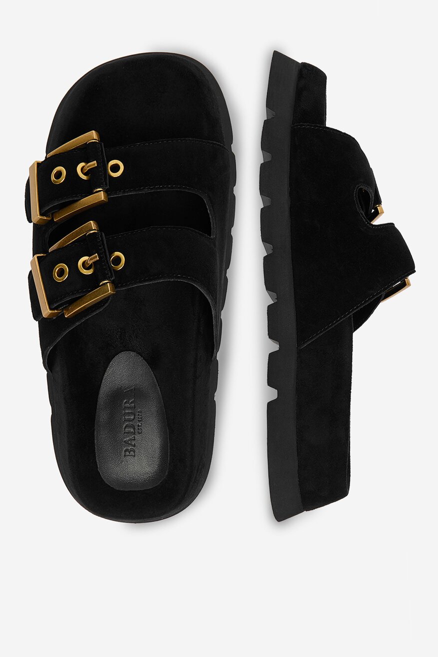 Badura - Klapki skórzane - 5906751990216