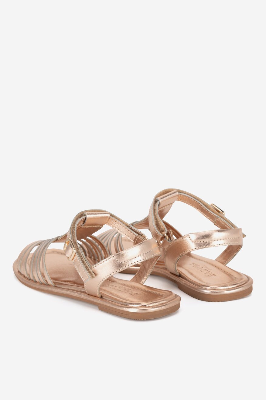 Badura - Sandały skórzane - 5905588526704