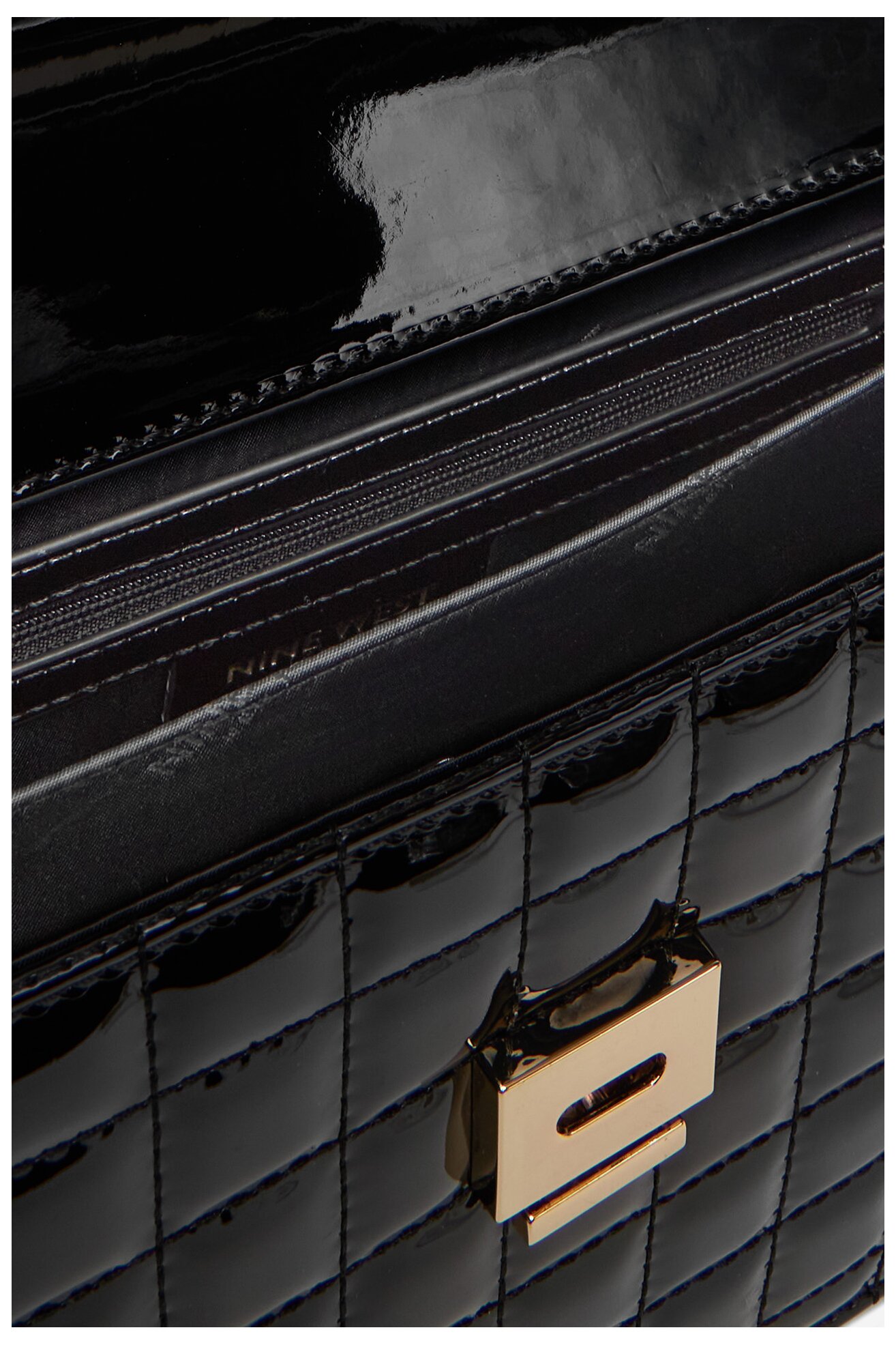 Geantă de mână NINE WEST EO-GLAMERCY-GLAMOUR-LX10059 NEGRU