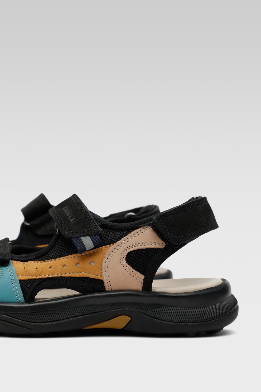 
                Lasocki Young - Sandały skórzane na rzepy - 5904248665456