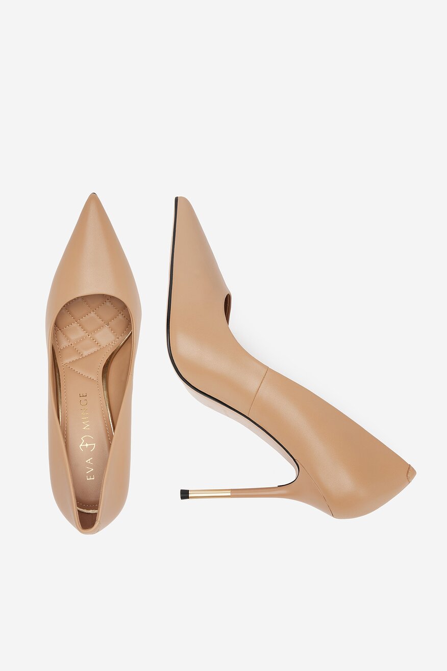 
                EVA MINGE - Szpilki skórzane - 5906751644225