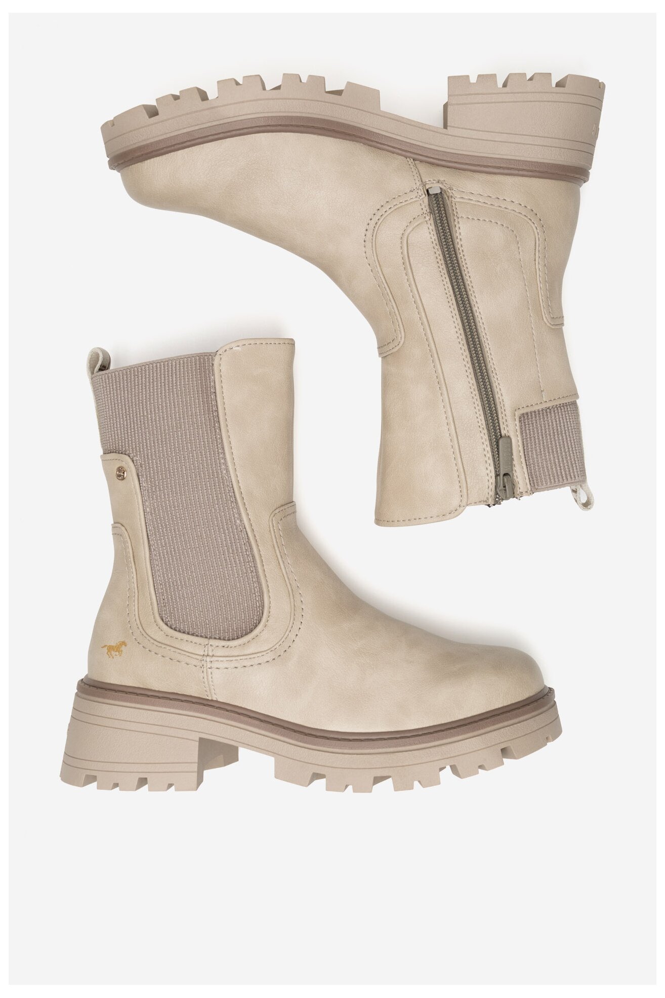 Botki Mustang 1469-501 Biały