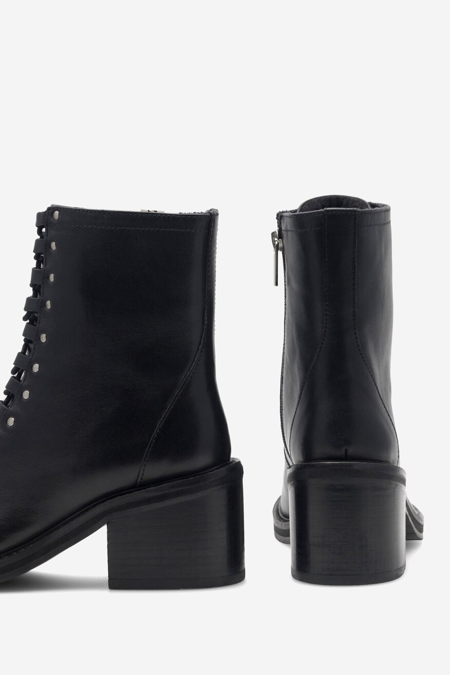 Sergio Bardi - Trzewiki skórzane na słupku - 5905588091516