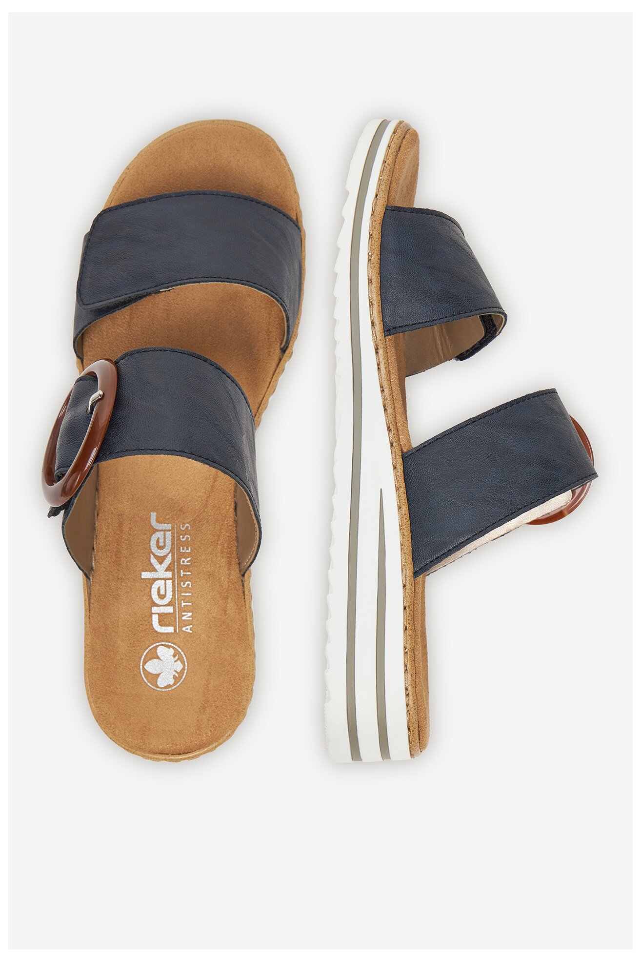 Șlapi Rieker V0692-14 BLEUMARIN ÎNCHIS