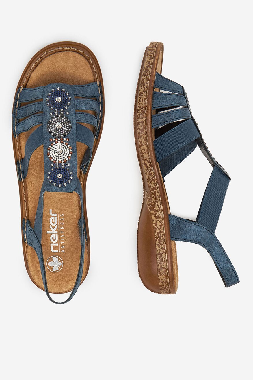 
                Сандали Rieker ТЪМНОСИН - 2230078396981