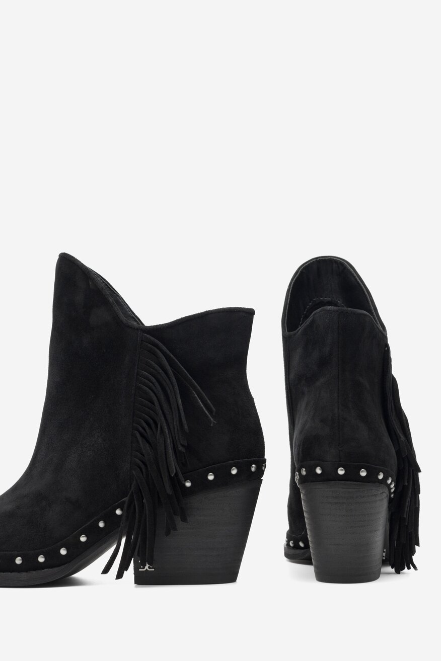 Kotníková obuv SAM EDELMAN ČERNÁ - 2230042242955