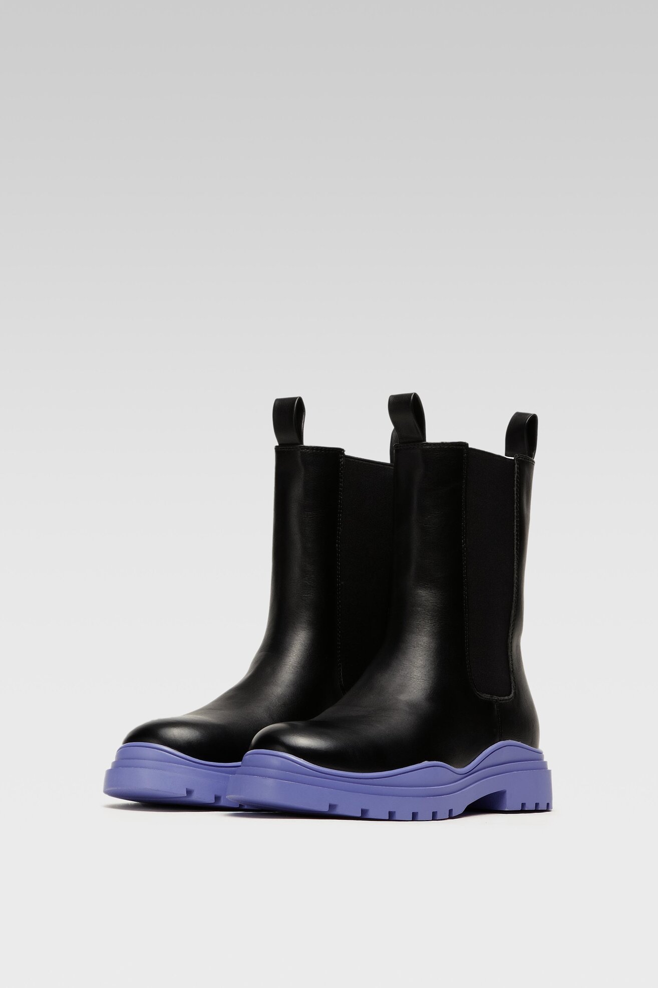 Botki DeeZee H90152-1K Fioletowy