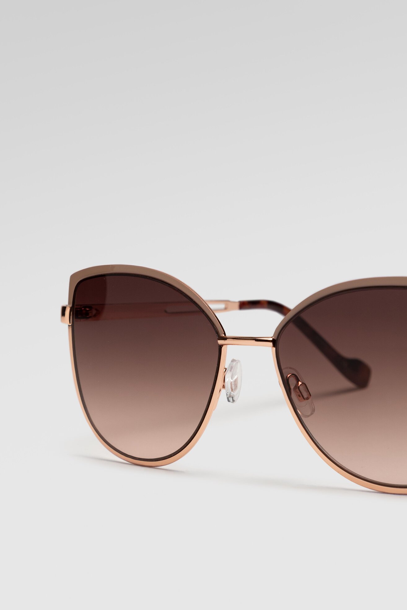 Okulary damskie ACCCESSORIES 1WA-015-SS22 Brązowy