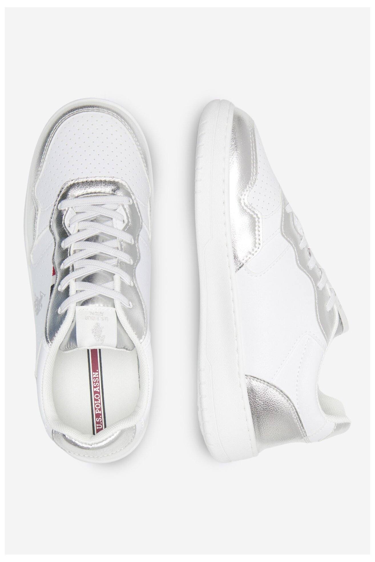 Сникърси U.S. POLO ASSN. DENNY004A СРЕБРИСТ