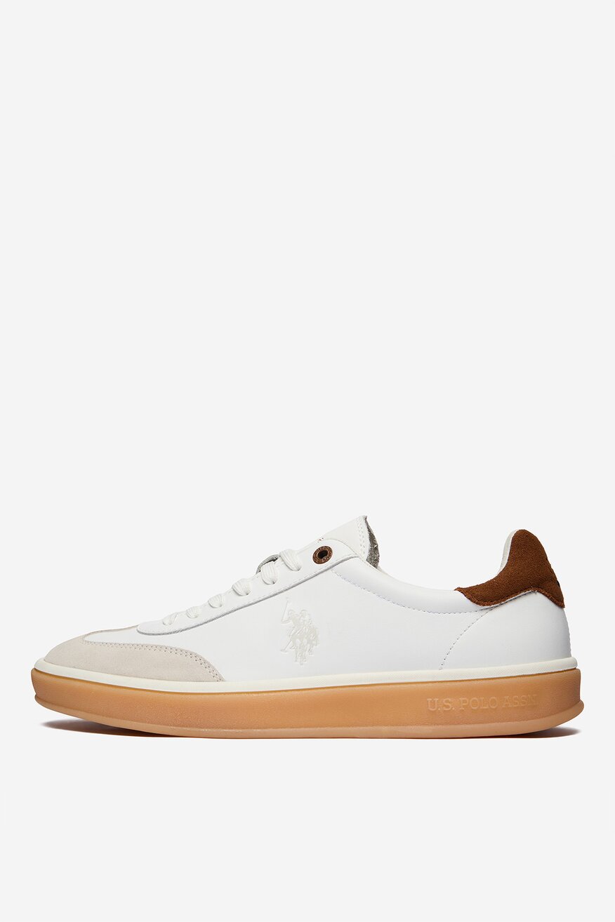 U.S. POLO ASSN. - Sneakersy skórzane - 5906751956915