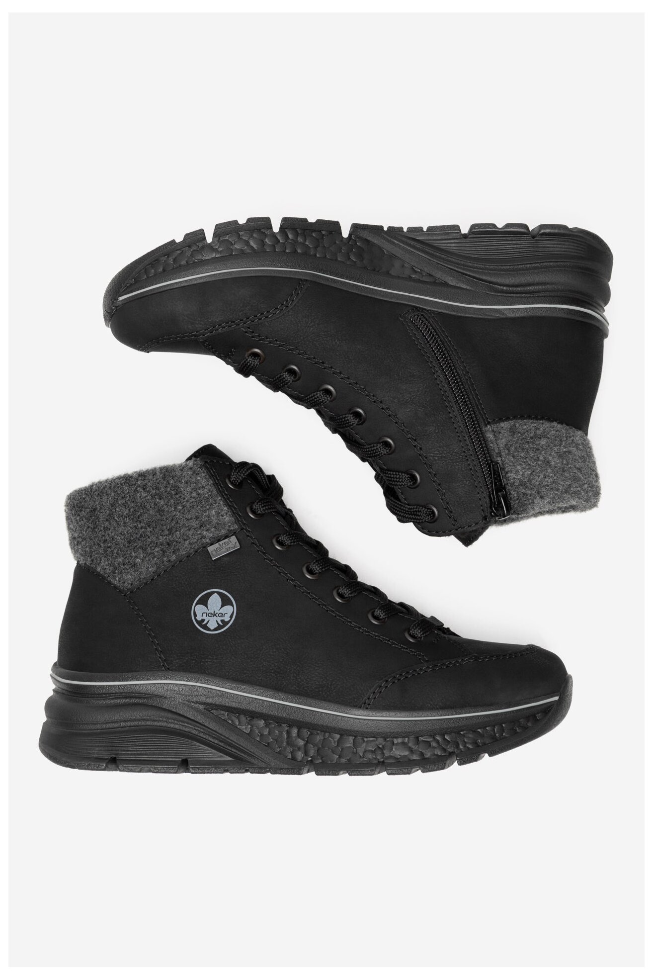 Trzewiki Rieker 48043-00 Czarny