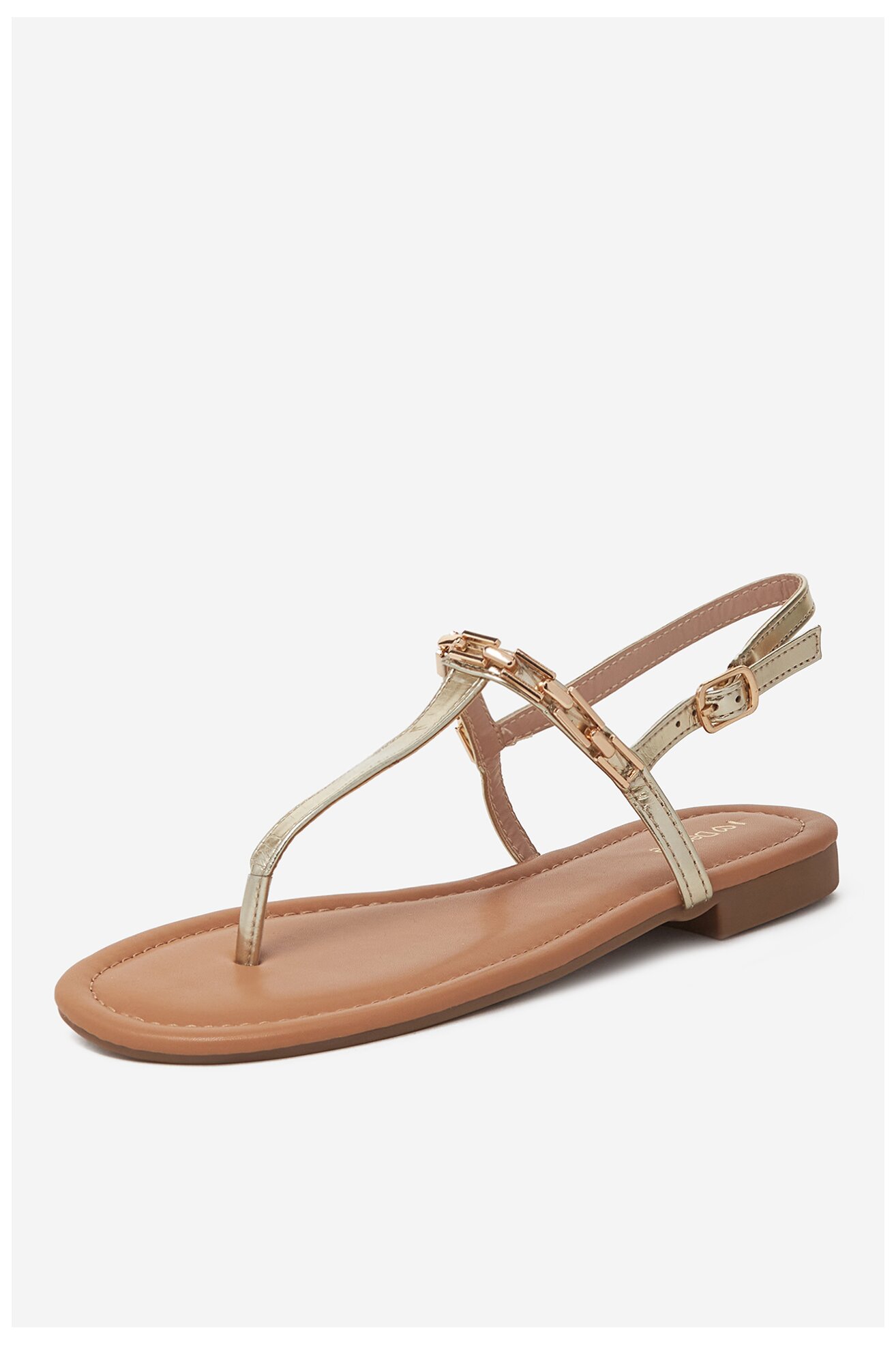 Sandały DeeZee E2141-1 Złoty