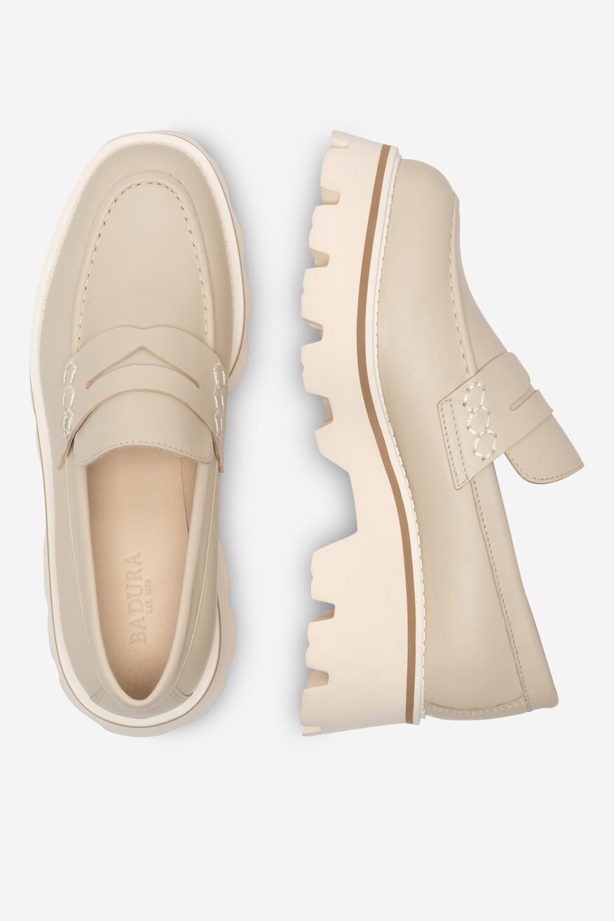 Badura - Loafersy skórzane - 5905588514039