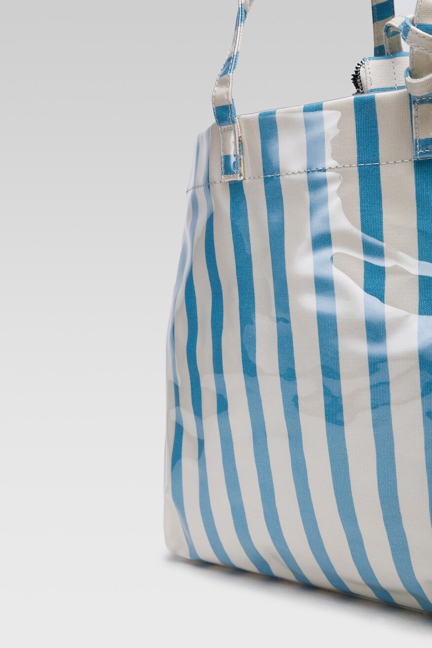 
                Jenny Fairy - Torebka plażowa z printem niebieska - 5904248668273