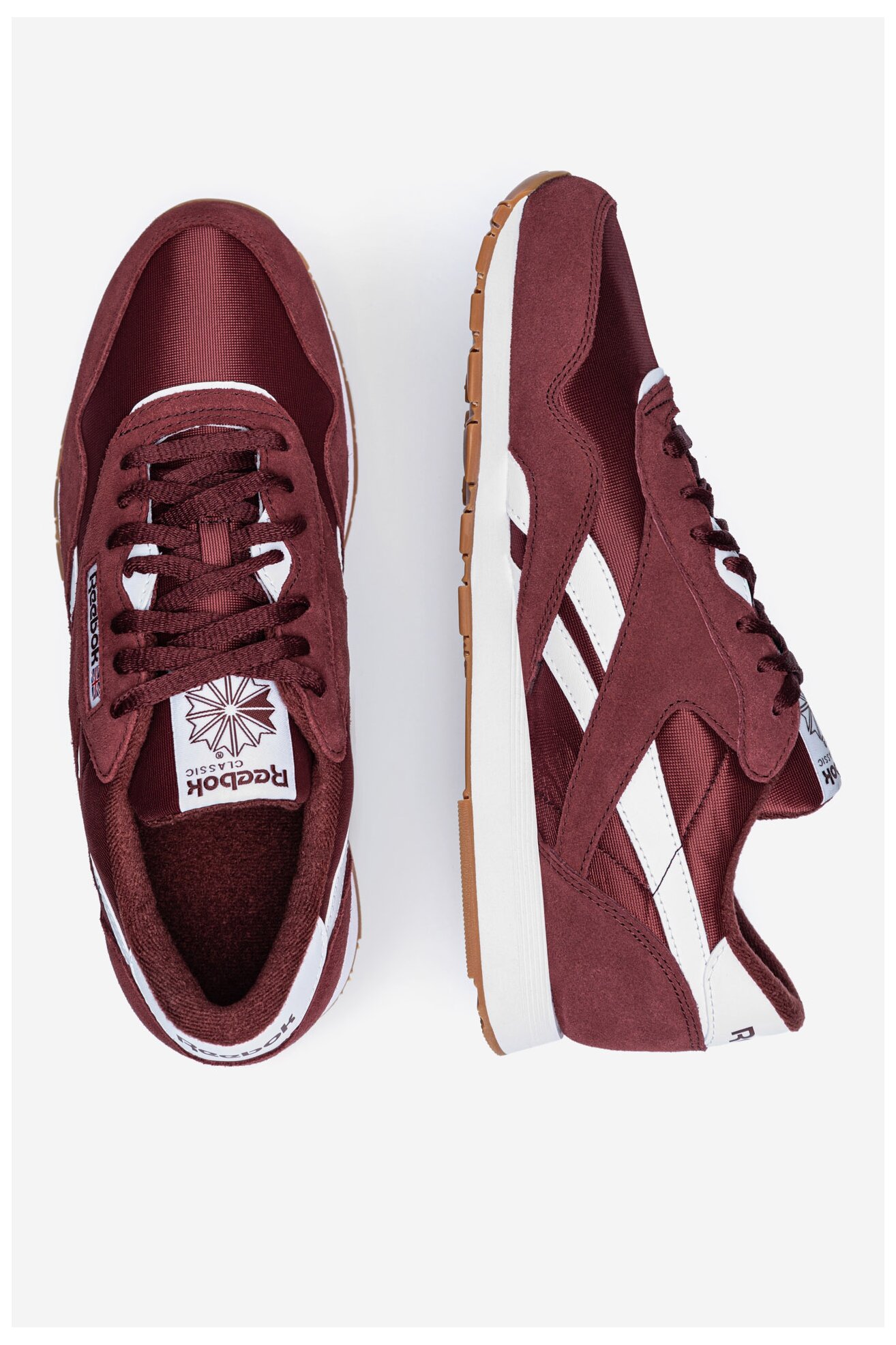 Obuwie sportowe Reebok CLASSIC NYLON 100205110 Czerwony