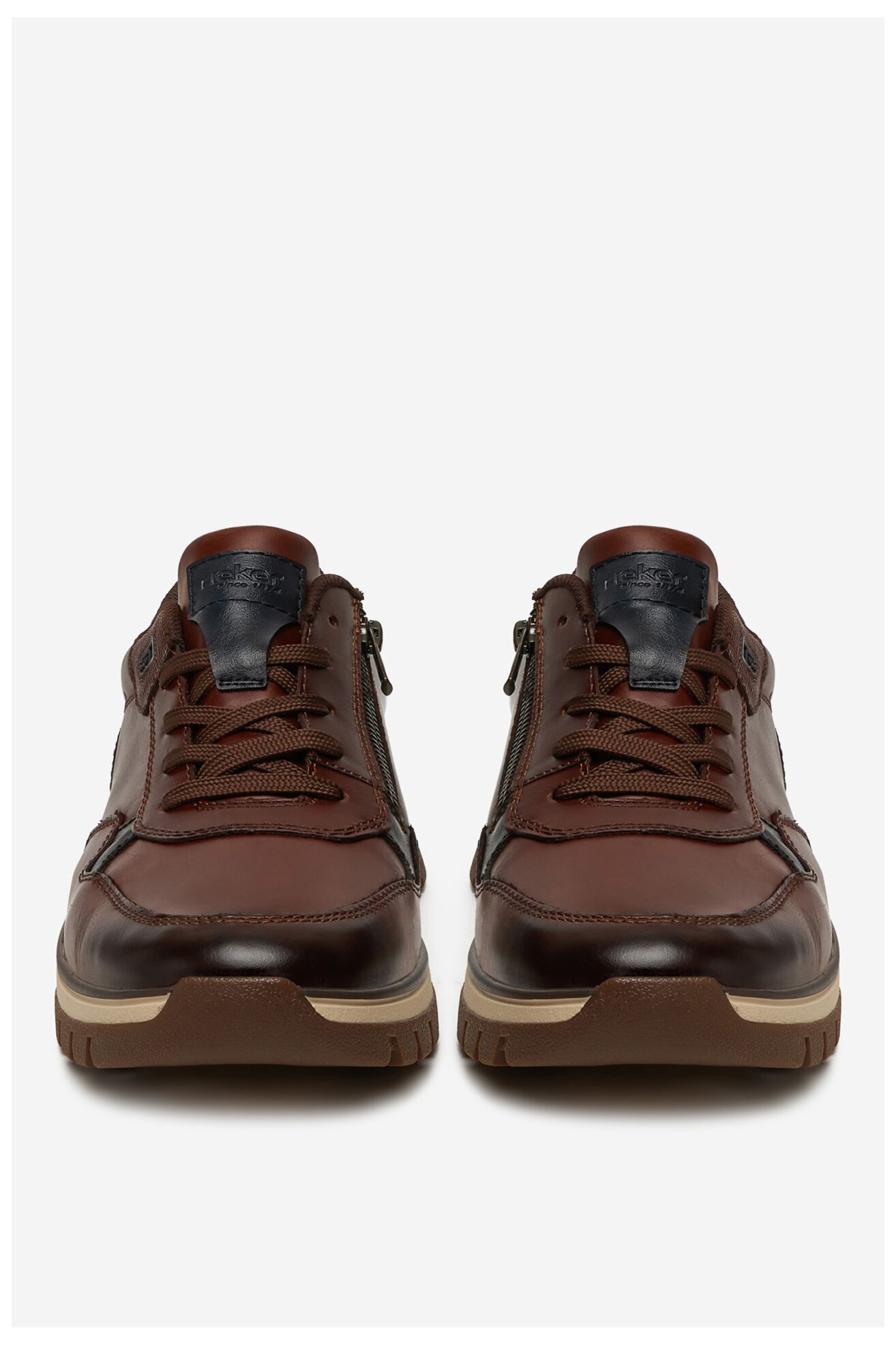 Półbuty Rieker B9301-25 Brązowy