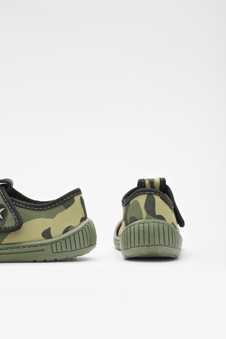 
                MB - Kapcie khaki na rzep - 5903419811531