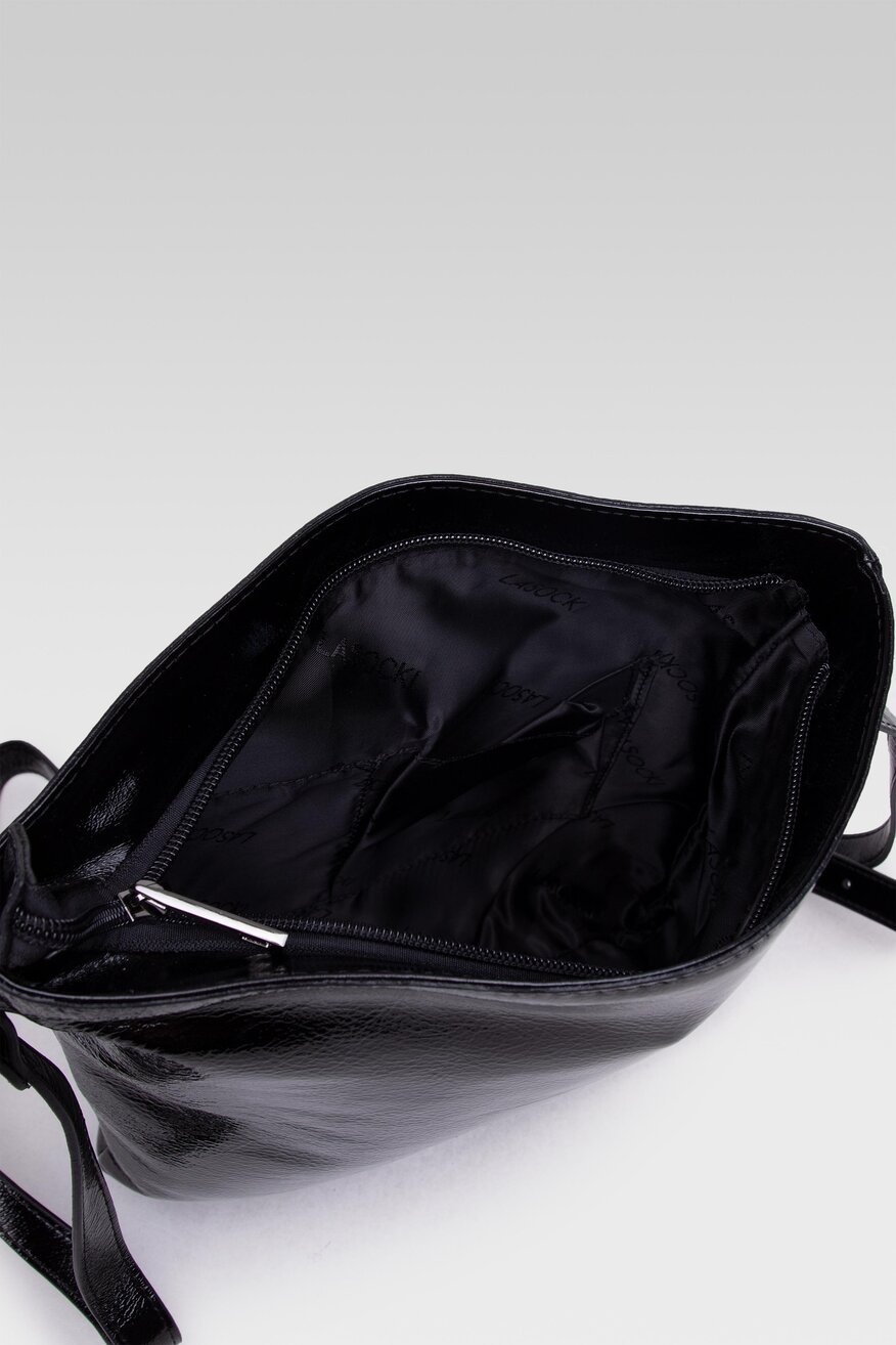 
                Lasocki - Torebka listonoszka skórzana czarna - 5904248087531