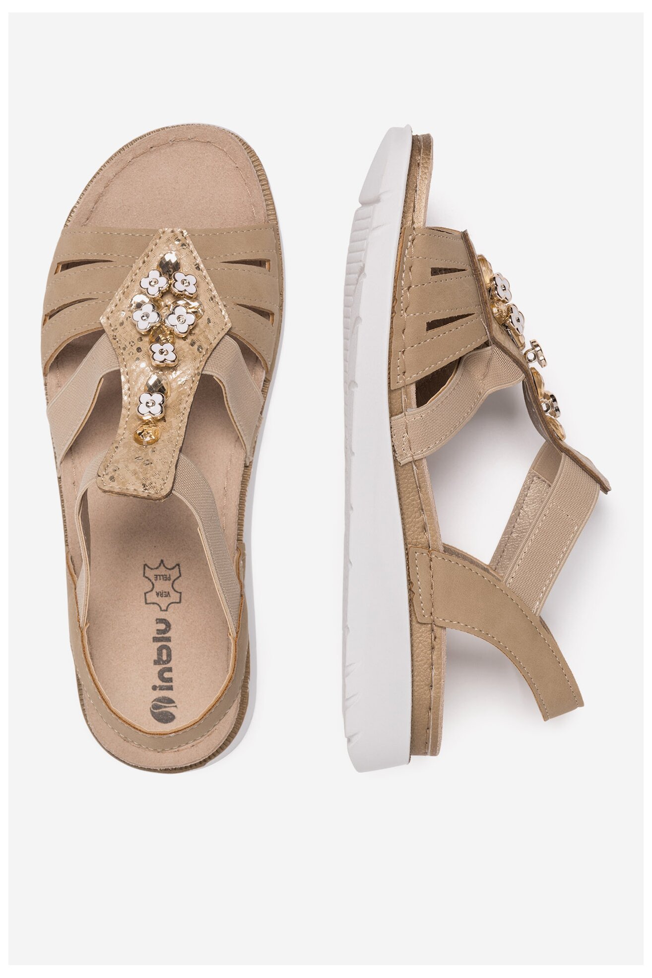 Sandały Inblu CNARO100 Beżowy