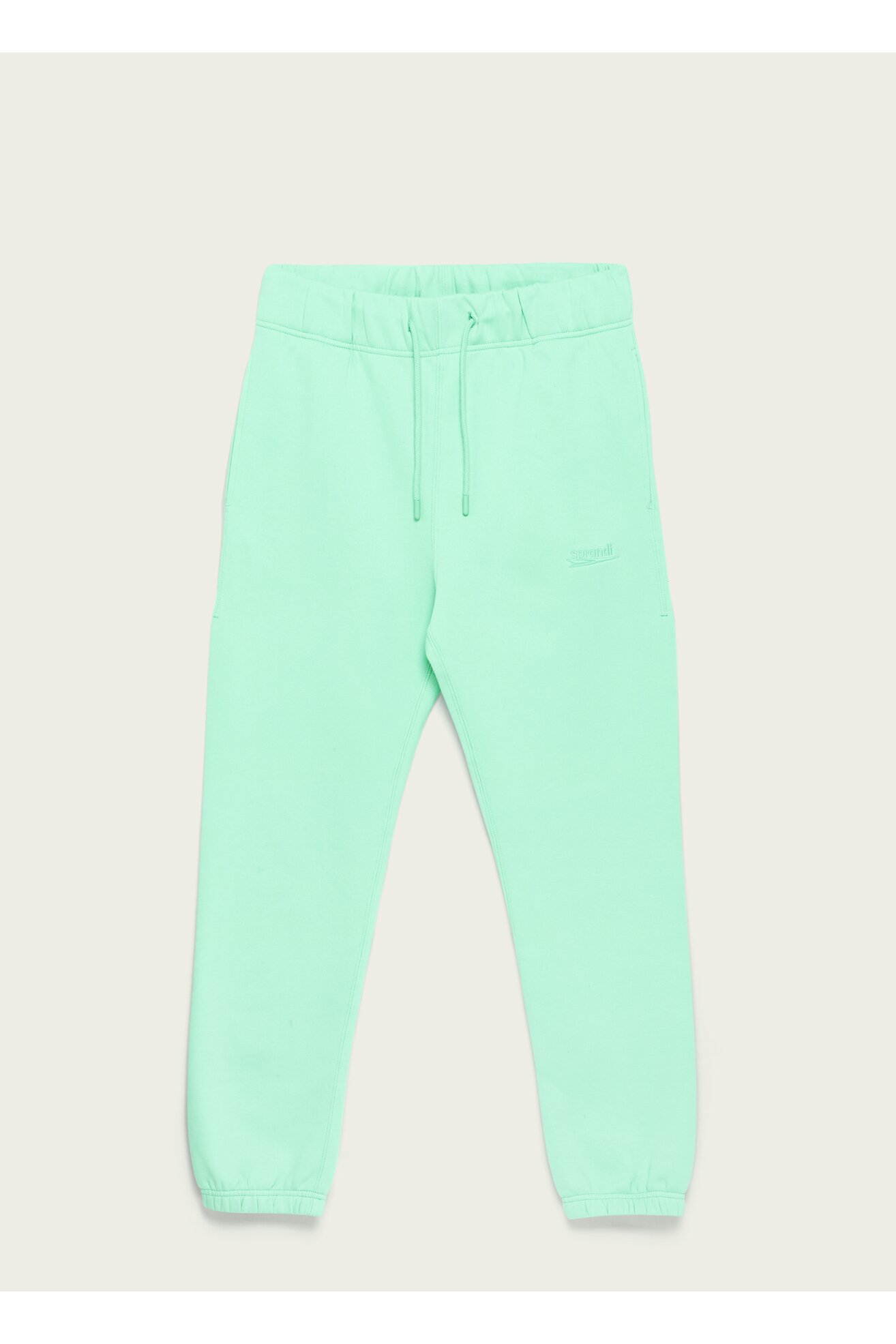 Spodnie joggersy Sprandi SS21-SPD005 Turkusowy