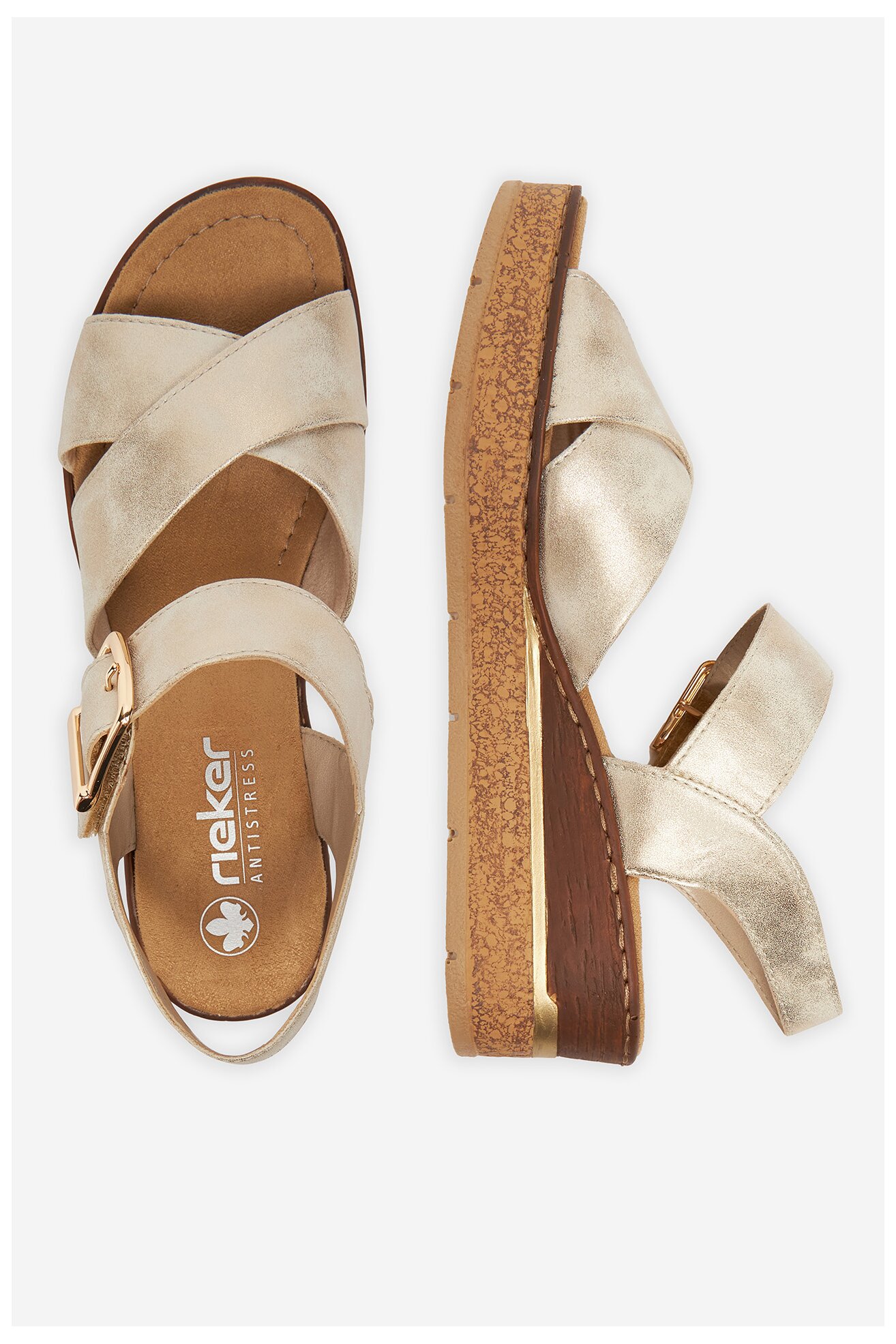 Сандали Rieker 63795-60 СВЕТЛОБЕЖОВ